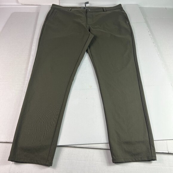 Vuori Pants Men's 40x30* Straight Green Performance Golf Chino Slacks Tag 38 - Picture 1 of 16